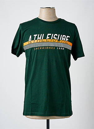 Tricou verde JACK & JONES bărbat