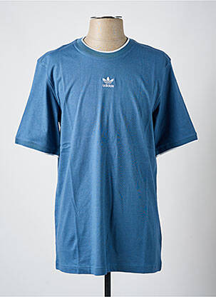 Tricou guler rotund albastru ADIDAS bărbat