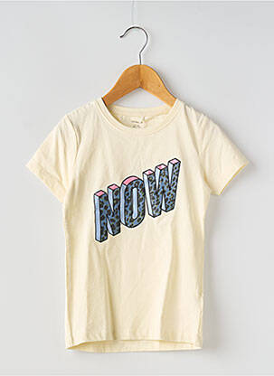 Tricou guler rotund alb NAME IT fată