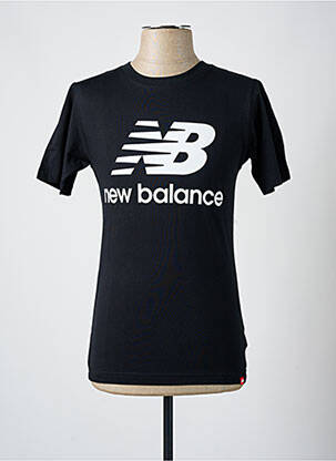 Tricou guler rotund negru NEW BALANCE bărbat