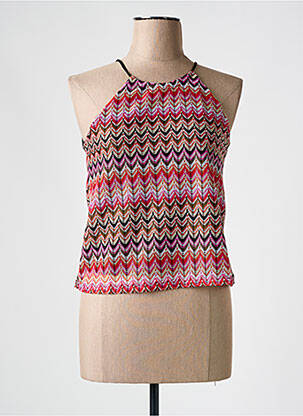 Maiou guler rotund multicolor VERO MODA femeie