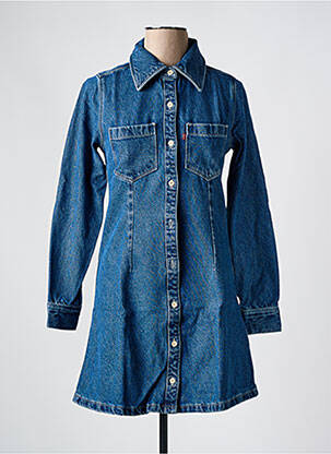 Rochie scurtă guler în v albastru LEVI'S femeie