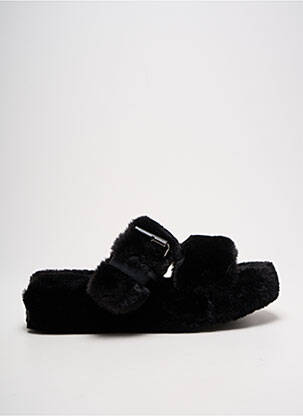 Papuci/pantofi de casă toc plat până la 3 cm negru SKECHERS femeie