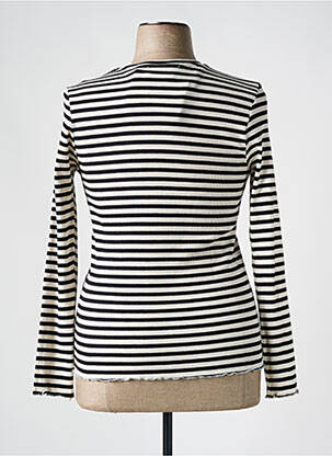 Tricou guler rotund negru SELECTED femeie