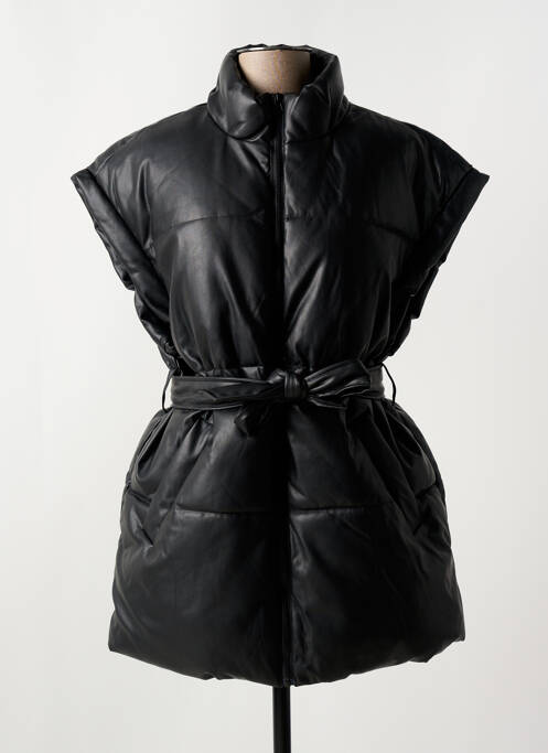 Geacă matlasată negru PIECES femeie