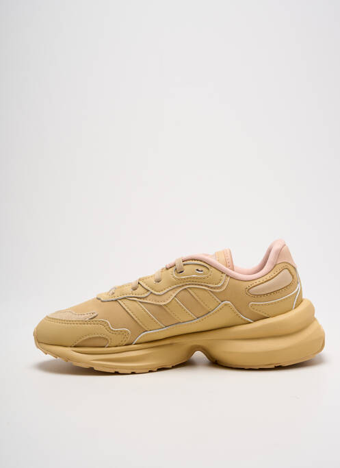 Adidași închidere cu șireturi bej ADIDAS femme