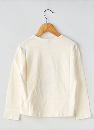Tricou guler rotund alb IKKS JUNIOR fată