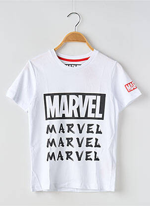 Tricou guler rotund alb JACK & JONES băiat