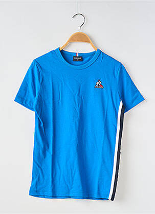 Tricou guler rotund albastru LE COQ SPORTIF copil