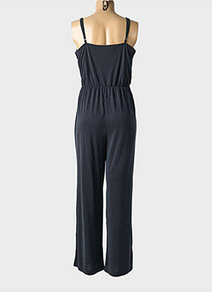 Salopetă-pantalon guler în v negru SELECTED femeie