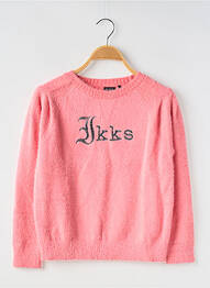 Pulover guler rotund roz IKKS JUNIOR fille