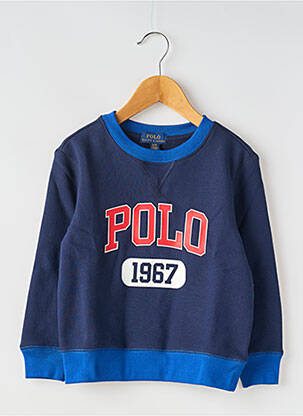 Hanorac guler rotund albastru RALPH LAUREN băiat