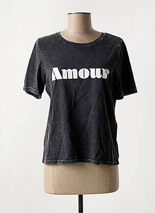 Tricou guler rotund negru VERO MODA femeie