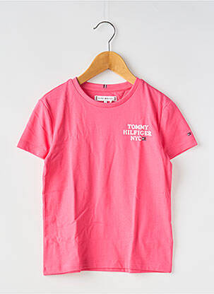 Tricou guler rotund albastru TOMMY HILFIGER fată