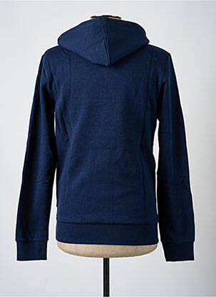 Hanorac cu glugă guler rotund albastru JACK & JONES bărbat