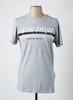 Tricou gri JACK & JONES bărbat