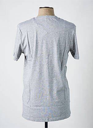 Tricou guler rotund gri JACK & JONES bărbat
