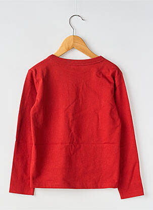 Tricou guler rotund portocalie PETIT BATEAU băiat