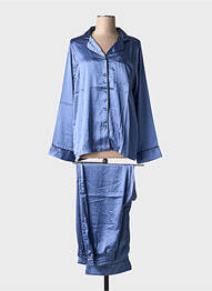 Pijama albastru PIECES femeie