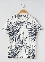 Tricou guler rotund alb JACK & JONES băiat