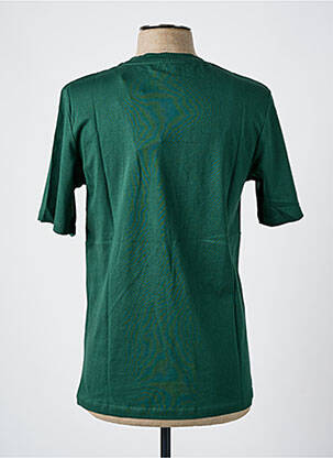 Tricou guler rotund verde JACK & JONES bărbat