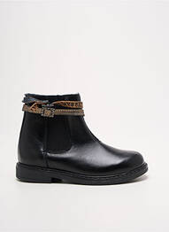 Botine/ghete închidere cu fermoar vârf rotund negru BOPY fille