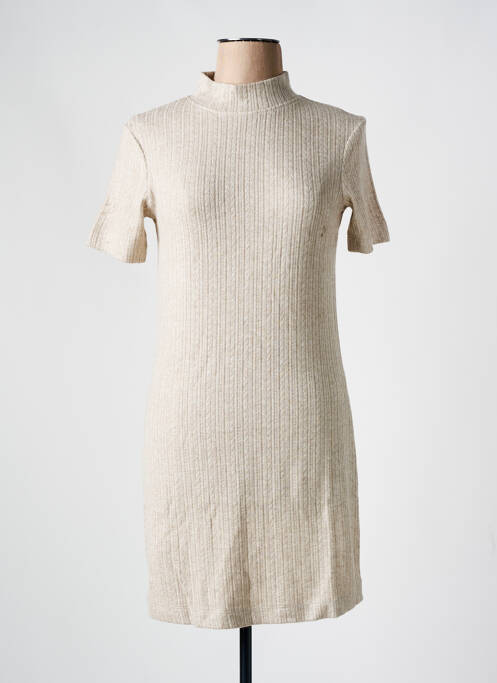 Rochie scurtă bej BANANA MOON femeie