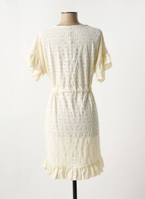 Rochie scurtă bej PIECES femeie