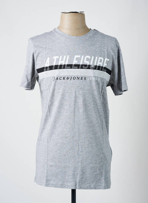 Tricou gri JACK & JONES bărbat