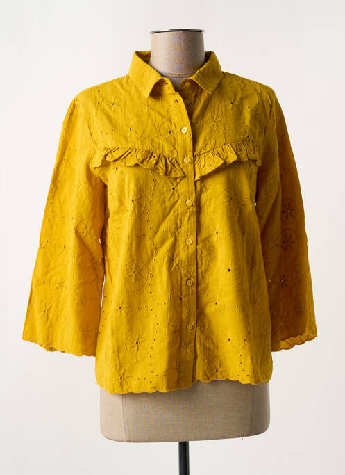 Cămașă galben PIECES femeie