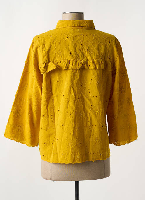 Cămașă galben PIECES femeie