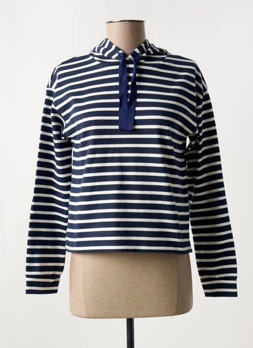 Pulover albastru PETIT BATEAU femeie