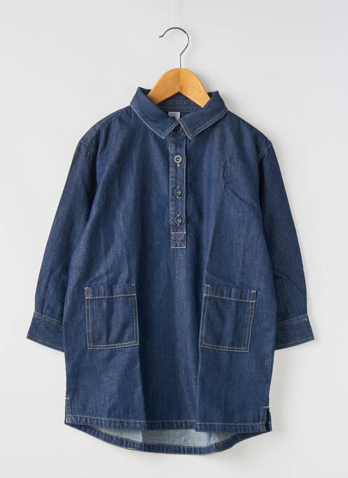 Rochie midi albastru PETIT BATEAU fată