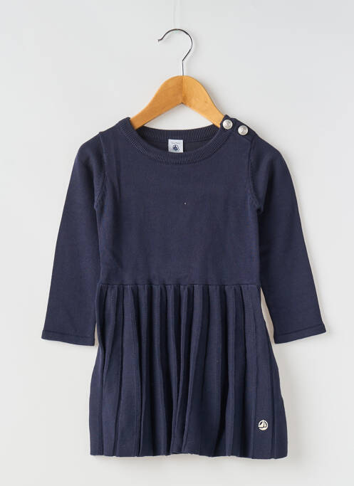 Rochie midi albastru PETIT BATEAU fată