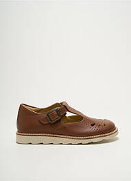Balerine vârf rotund maro YOUNG SOLES enfant