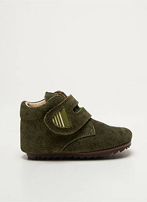 Ghete închidere cu fermoar vârf rotund verde SHOESME băiat