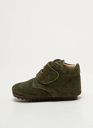 Ghete închidere cu fermoar vârf rotund verde SHOESME băiat