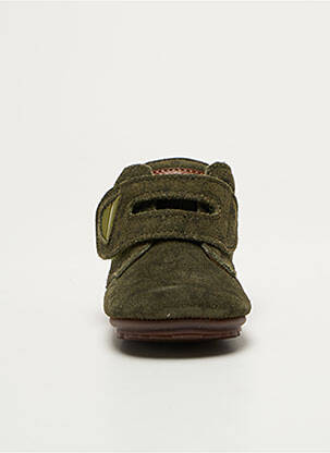 Ghete închidere cu fermoar vârf rotund verde SHOESME băiat
