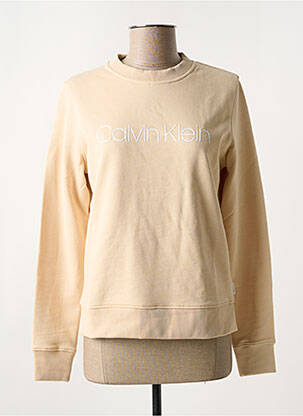 Hanorac guler rotund bej CALVIN KLEIN femeie