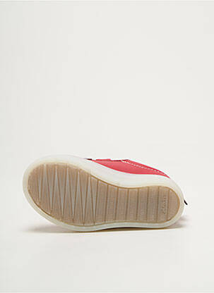 Adidași închidere cu șireturi vârf rotund roșu CLARKS băiat