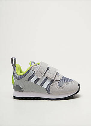Adidași închidere cu șireturi vârf rotund gri ADIDAS băiat