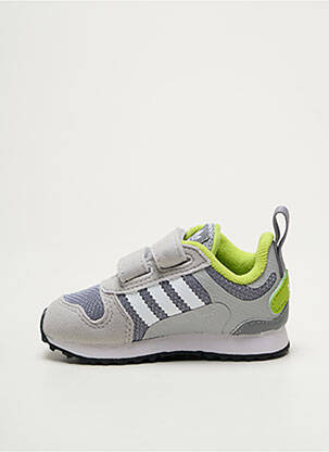 Adidași închidere cu șireturi vârf rotund gri ADIDAS băiat