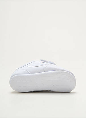Adidași închidere cu fermoar vârf rotund alb FILA copil