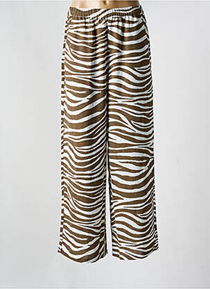 Pantalon larg maro VERO MODA femeie