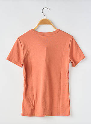 Tricou guler rotund roz PETIT BATEAU femeie
