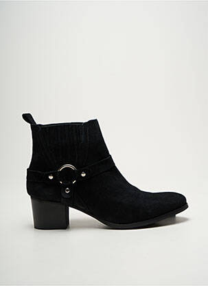 Botine/ghete vârf rotund toc de 4 la 6 cm negru GEORGIA ROSE femeie