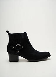 Botine/ghete vârf rotund toc de 4 la 6 cm negru GEORGIA ROSE femme