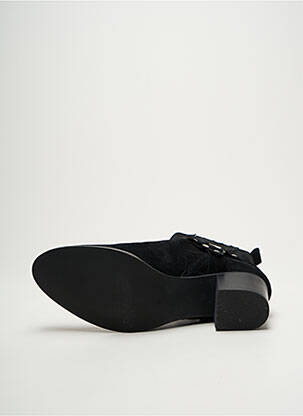 Botine/ghete vârf rotund toc de 4 la 6 cm negru GEORGIA ROSE femeie