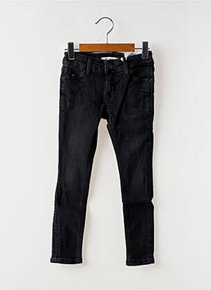 Blugi cu croială slim negru TOMMY HILFIGER fată