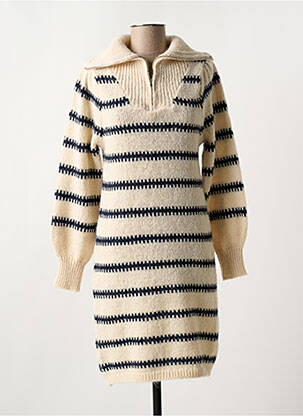 Rochie scurtă alb PIECES femeie